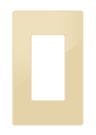 Crestron FP-G1-IVR-S – Decorator Style Faceplate, 1-Gang, Ivory Smooth Wall Boxes Crestron