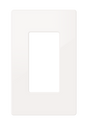 Crestron FP-G1-W-S – 1-Gang Decorator Faceplate, White Smooth Wall Boxes Crestron