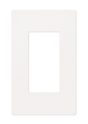 Crestron FP-G1-W-T – 1-Gang Decorator Faceplate, White Textured Wall Boxes Crestron
