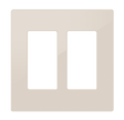 Crestron FP-G2-A-S – Decorator Style Faceplate, 2-Gang, Almond Smooth Wall Boxes Crestron