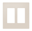 Crestron FP-G2-A-T – 2-Gang Decorator Faceplate, Almond Textured Wall Boxes Crestron