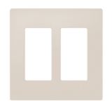 Crestron FP-G2-A-T – 2-Gang Decorator Faceplate, Almond Textured Wall Boxes Crestron