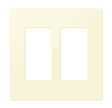Crestron FP-G2-DA-S – Decorator Style Faceplate, 2-Gang, Dark Almond Smooth Wall Boxes Crestron