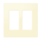 Crestron FP-G2-DA-S – Decorator Style Faceplate, 2-Gang, Dark Almond Smooth Wall Boxes Crestron