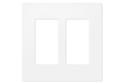 Crestron FP-G2-DM-W-T – 2-Gang Decorator Faceplate for DM Series, White Textured Wall Boxes Crestron