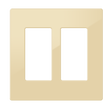 Crestron FP-G2-IVR-S – 2-Gang Decorator Faceplate, Ivory Smooth Wall Boxes Crestron