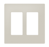 Crestron FP-G2-LAT-T – 2-Gang Decorator Faceplate, Latte Textured Wall Boxes Crestron
