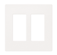 Crestron FP-G2-W-T – Decorator Style Faceplate, 2-Gang, White Textured Wall Boxes Crestron