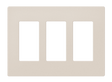 Crestron FP-G3-A-T – Decorator Faceplate, 3-Gang, Almond Textured Wall Boxes Crestron