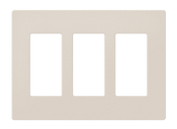 Crestron FP-G3-A-T – Decorator Faceplate, 3-Gang, Almond Textured Wall Boxes Crestron