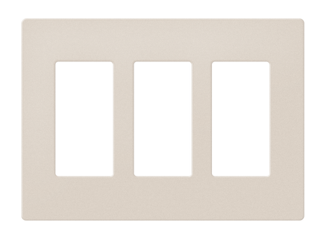 Crestron FP-G3-A-T – Decorator Faceplate, 3-Gang, Almond Textured Wall Boxes Crestron