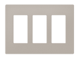Crestron FP-G3-DSK-T – Decorator Faceplate, 3-Gang, Dusk Textured Wall Boxes Crestron