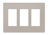 Crestron FP-G3-DSK-T – Decorator Faceplate, 3-Gang, Dusk Textured Wall Boxes Crestron