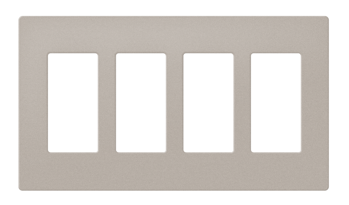Crestron FP-G4-DSK-T – Decorator Style Faceplate, 4-Gang, Dusk Textured Wall Boxes Crestron