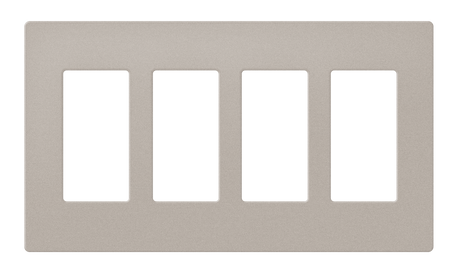 Crestron FP-G4-DSK-T – Decorator Style Faceplate, 4-Gang, Dusk Textured Wall Boxes Crestron