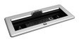 Crestron FT2-1200-ELEC-PTL-AL – FlipTop FT2 1200 Cable Management, Electrical, Pass-Through Lid, Alloy Cable Management Crestron