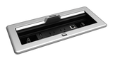 Crestron FT2-1200-ELEC-PTL-AL – FlipTop FT2 1200 Cable Management, Electrical, Pass-Through Lid, Alloy Cable Management Crestron