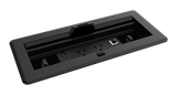 Crestron FT2-1200-ELEC-PTL-B – FlipTop FT2 Series Tabletop Cable Management, 1200 Size, Black Crestron