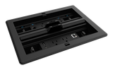 Crestron FT2-1400-ELEC-PTL-B – FlipTop FT2 Cable Management System, 1400 Size, Electrical, Pass-Through Lid, Black Crestron