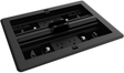 FlipTop FT2 Series Cable Management System, 1400, Mechanical, Pass-Through Lid, Black Crestron