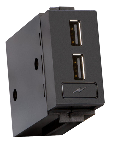 Crestron FT2A-CHGR-USBA-BASIC – FlipTop USB Rapid Charging Module Cable Management Crestron