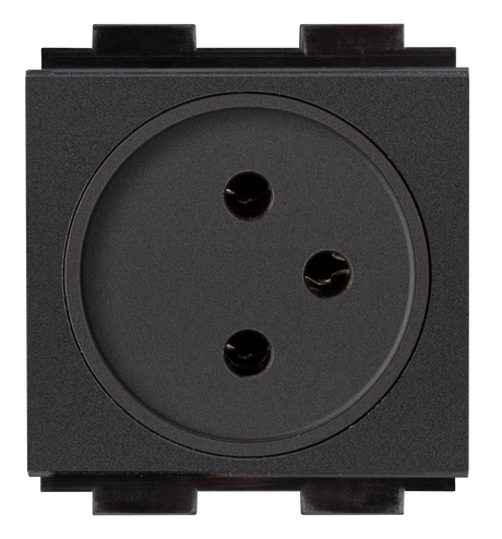 Crestron FT2A-PWR-IS-1-BASIC – Single AC Power Outlet, FT2 Series, Israel Type H Cable Management Crestron