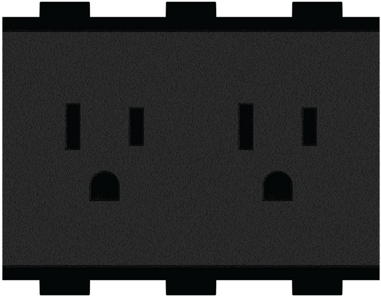 Crestron FT2A-PWR-US-2-BX – FlipTop Dual AC Power Outlet, US NEMA 5, Type B Cable Management Crestron