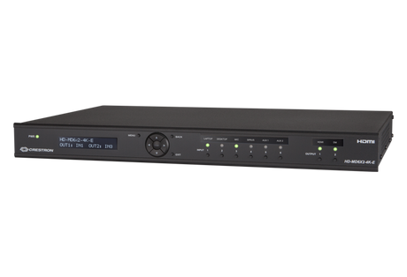 Crestron HD-MD6X2-4K-E – 6x2 4K HDMI Switcher Audio and Video Switches Crestron