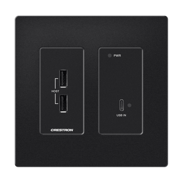 Crestron HD-TXU-4KZ-111-2G-B  DM Lite® 4K60 4:4:4 Transmitter for USB‑C® DisplayPort™ and USB 2.0