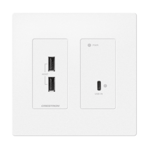 Crestron HD-TXU-4KZ-111-2G-W  DM Lite® 4K60 4:4:4 Transmitter for USB‑C® DisplayPort™ and USB 2.0