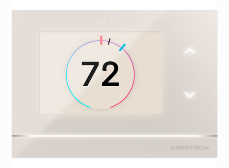 Crestron HZ-THSTAT-A – Horizon Wireless Thermostat, Almond Thermostats Crestron