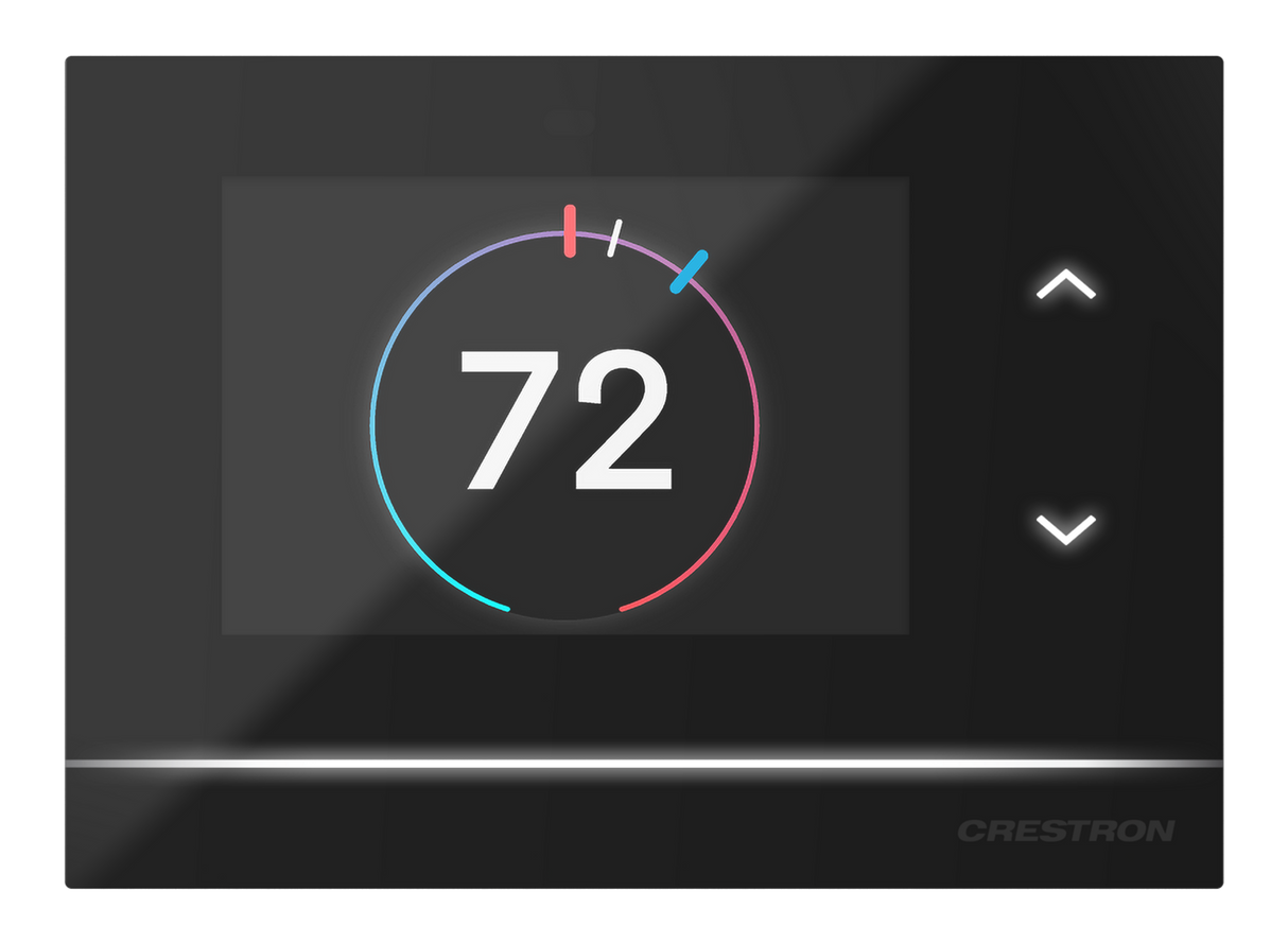 Crestron Horizon® Wireless Thermostat, Black Crestron
