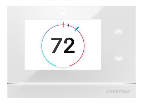 Crestron HZ-THSTAT-W – Horizon Wireless Thermostat, White Thermostats Crestron