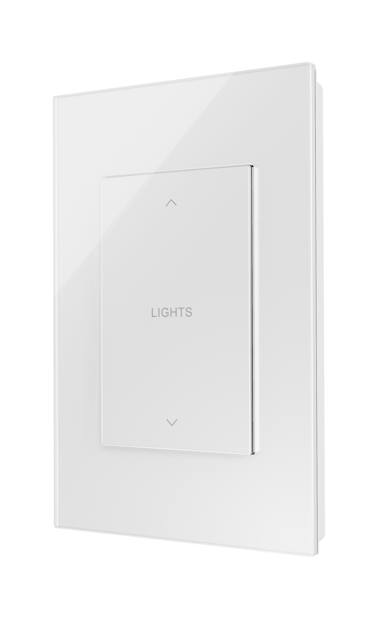 Crestron HZ2-AUX-GLASS-W – Horizon 2 In-Wall Multiway Remote, White Glass, Engraved Lighting Controls Crestron