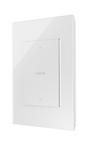 Crestron HZ2-AUX-GLASS-W – Horizon 2 In-Wall Multiway Remote, White Glass, Engraved Lighting Controls Crestron
