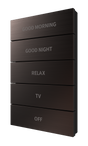 Crestron HZ2-BTNS-1-DRK-BRZ-ENGRAVED – Horizon 2 Button Assembly, Style 1, Dark Bronze, Custom Engraved Crestron