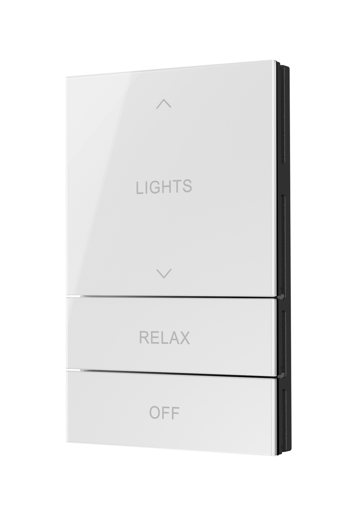 Crestron HZ2-BTNS-5-GLASS-W ENGRAVED – Horizon 2 Button Set Style 5, Glass White, Custom Engraved Lighting Controls Crestron