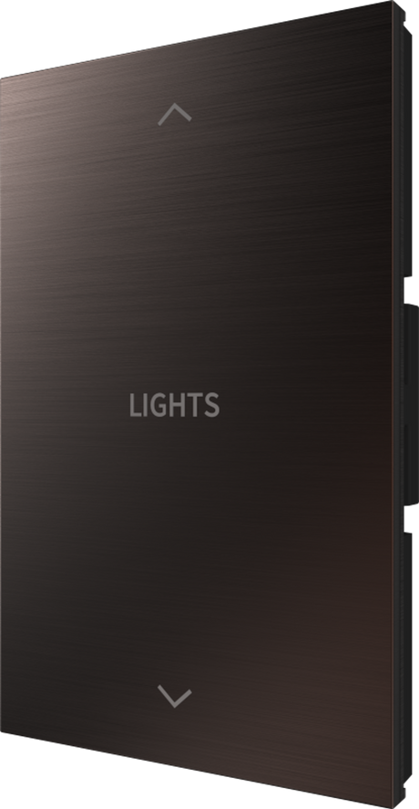 Crestron HZ2-BTNS-6-DRK-BRZ-ENGRAVED – Horizon 2 Button Assembly Style 6, Dark Bronze, Custom Engraved Lighting Controls Crestron