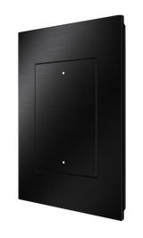 Crestron HZ2-DIMEX-BR-BLK – In-Wall Forward-Phase Dimmer, infiNET EX, 120 VAC, Brushed Black, Engraved Crestron