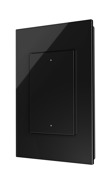 Crestron HZ2-DIMUEX-GLASS-B – Horizon 2 In-Wall Universal Phase Dimmer, infiNET EX, 120 VAC, Black Glass Lighting Controls Crestron