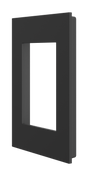 Crestron HZ2-FP-G1-B – Horizon 2 Faceplate, 1-Gang, Black Lighting Controls Crestron