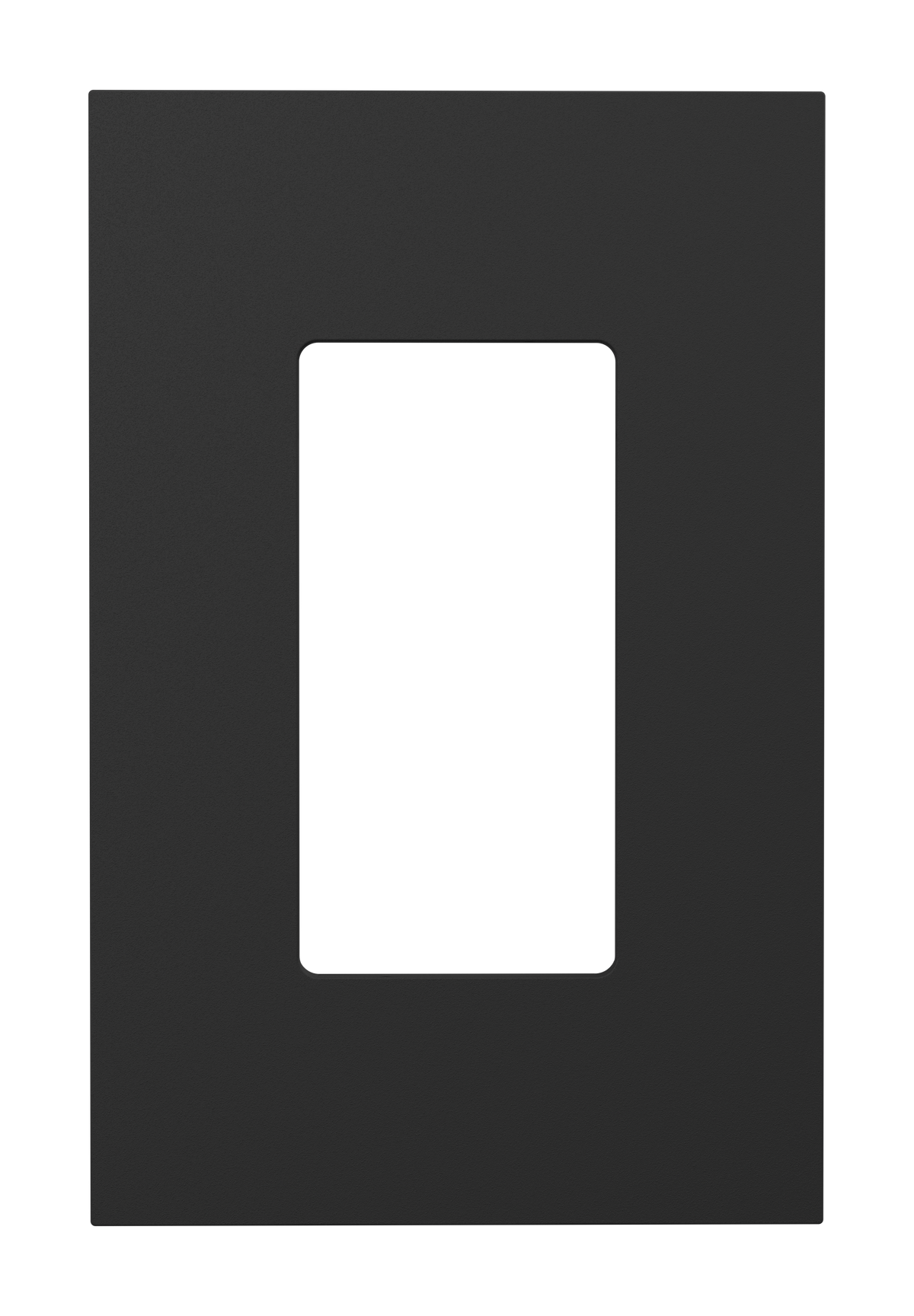 Crestron HZ2-FP-G1-D1-B – Horizon 2 Faceplate, 1-Gang, 1-Decorator, Black Lighting Controls Crestron