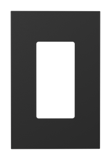 Crestron HZ2-FP-G1-D1-B – Horizon 2 Faceplate, 1-Gang, 1-Decorator, Black Lighting Controls Crestron