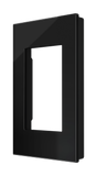 Crestron HZ2-FP-G1-GLASS-B – Horizon 2 1-Gang Faceplate, Glass Black Crestron