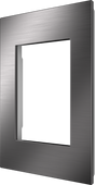 Crestron HZ2-FP-G1-W-DRK-NKL – Horizon 2 Faceplate, 1-Gang, Dark Nickel Lighting Controls Crestron