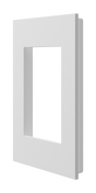 Crestron HZ2-FP-G1-W – Horizon 2 1-Gang Faceplate, White Crestron
