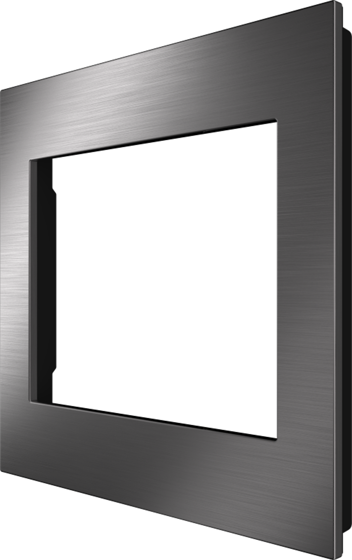 Crestron HZ2-FP-G2-B-DRK-NKL – Horizon 2 Faceplate, 2-Gang, Dark Nickel, Black Rear Lighting Controls Crestron