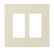Crestron HZ2-FP-G2-D2-A – Horizon 2 2-Gang + 2 Decorator Openings Faceplate, Almond Crestron