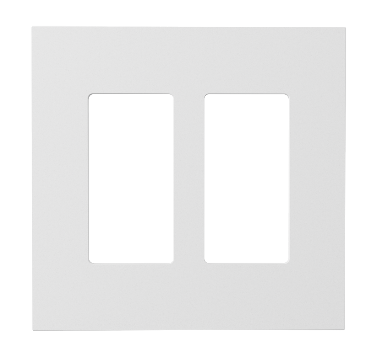 Crestron HZ2-FP-G2-D2-W – Horizon 2 Faceplate, 2-Gang, 2-Decorator, White Lighting Controls Crestron