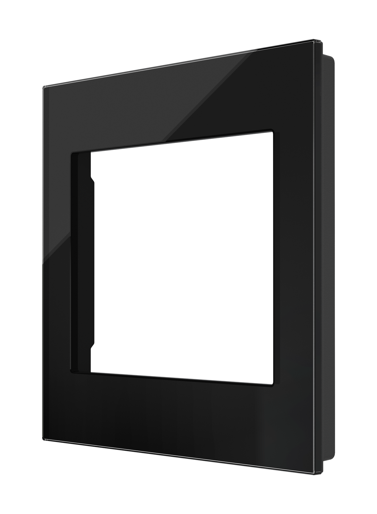 Crestron HZ2-FP-G2-GLASS-B – Horizon 2 Faceplate, 2-Gang, Black Glass Lighting Controls Crestron